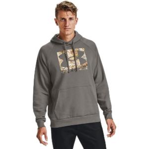 imageUnder Armour Mens Rival Fleece HoodieBrown Umber 281Realtree Edge