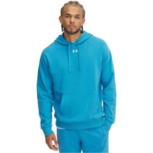 imageUnder Armour Mens Rival Fleece HoodieEther BlueWhite