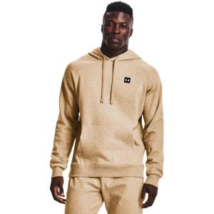 imageUnder Armour Mens Rival Fleece HoodieHeritage Brown Light Heather 227Brown