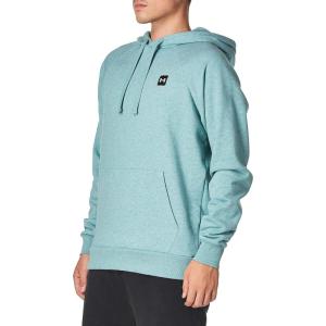 imageUnder Armour Mens Rival Fleece HoodieRetro Teal Light Heather 391Onyx White