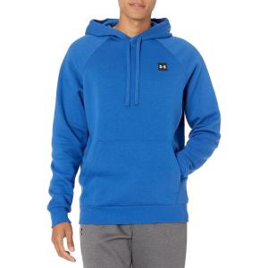imageUnder Armour Mens Rival Fleece HoodieTech Blue 432Onyx White