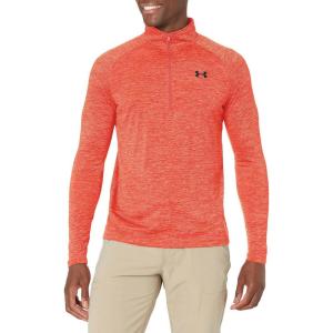 imageUnder Armour Mens Tech 20  Zip877 After Burn  Orange Blast  Black