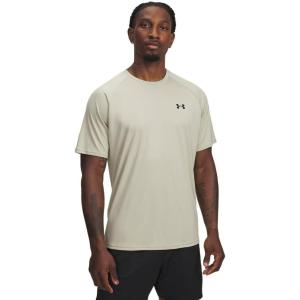 imageUnder Armour Mens Velocity 20 Short Sleeve T Shirt290 Khaki Base   Black