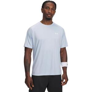 imageUnder Armour Mens Velocity 20 Short Sleeve T Shirt464 Nimbus Blue   White