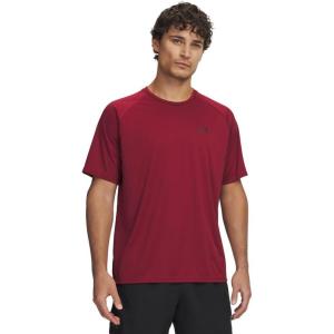 imageUnder Armour Mens Velocity 20 Short Sleeve T Shirt625 Cardinal   Black