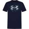 Washed Navy Swimming Fish Tee