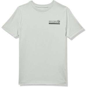 imageUnder Armour Boys Short Sleeve Shirt Crewneck Lightweight and Breathable OutdoorHydro Green Tacklebox