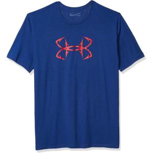 imageUnder Armour Mens Fish Hook Logo TeeAmerican Blue 449Red