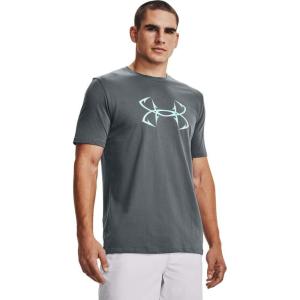 imageUnder Armour Mens Fish Hook Logo TeePitch Gray 013Breeze