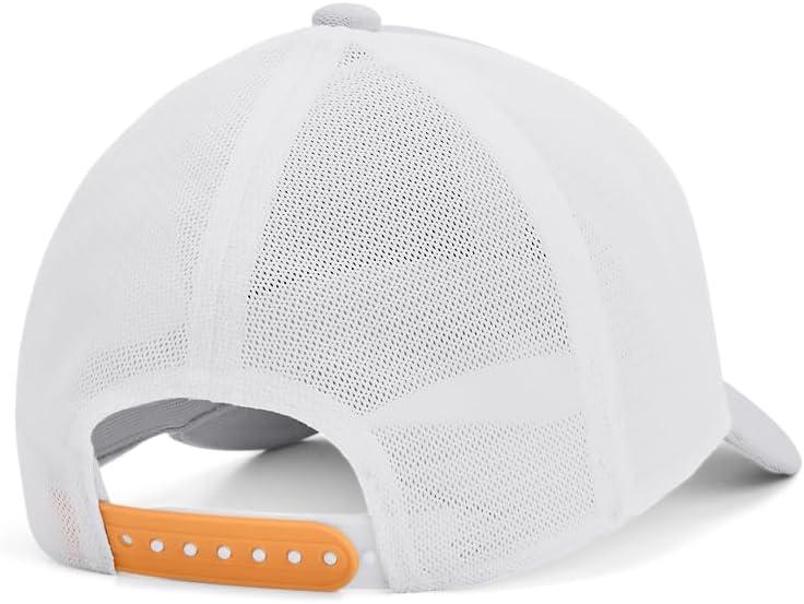 imageUnder Armour Boys Blitzing Trucker Hat014 Halo Gray  White  Wild Orange