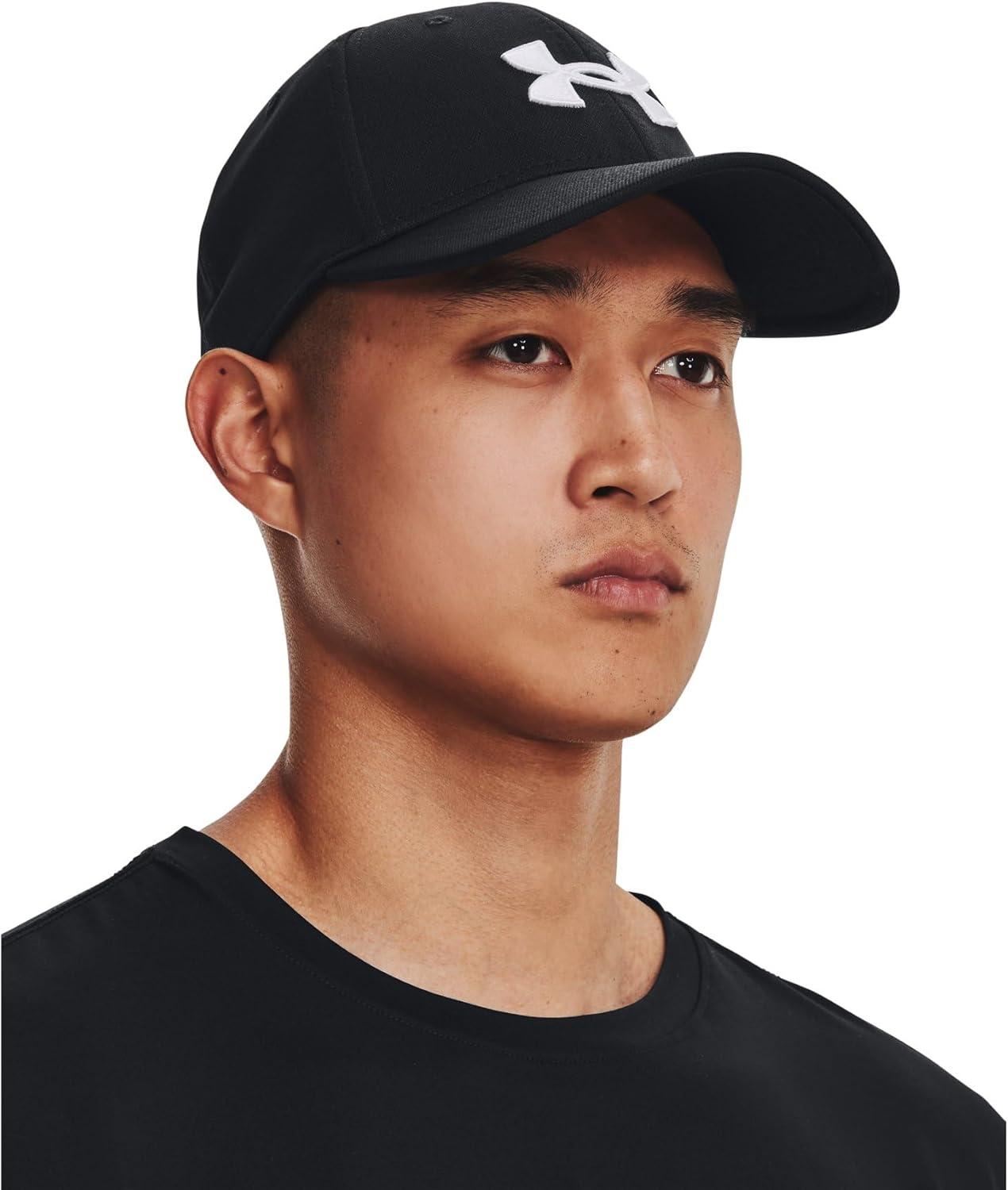 imageUnder Armour Mens Blitzing Cap Stretch Fit001 Black   White