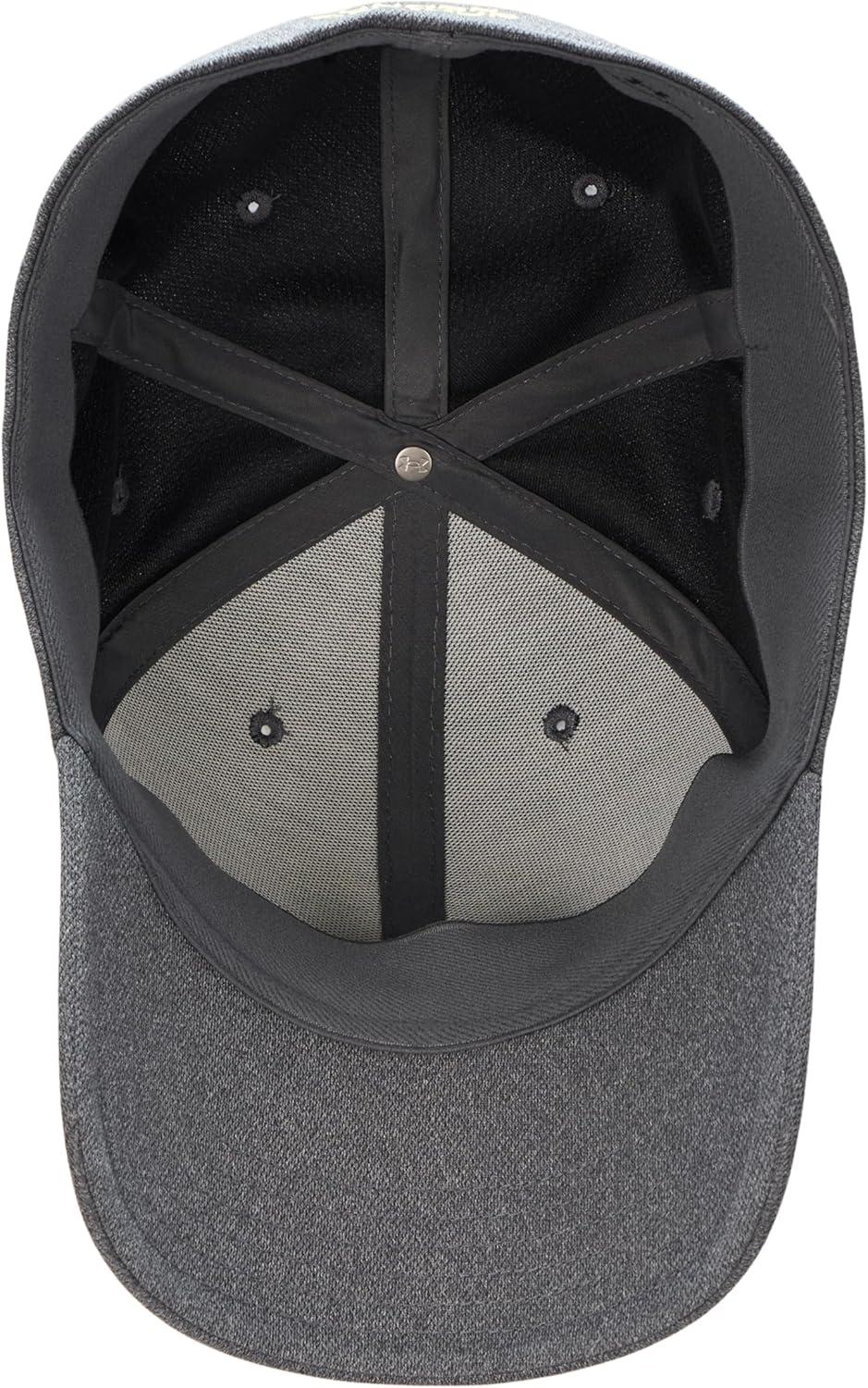 imageUnder Armour Mens Blitzing Cap Stretch Fit025 Castlerock   Sonic Yellow