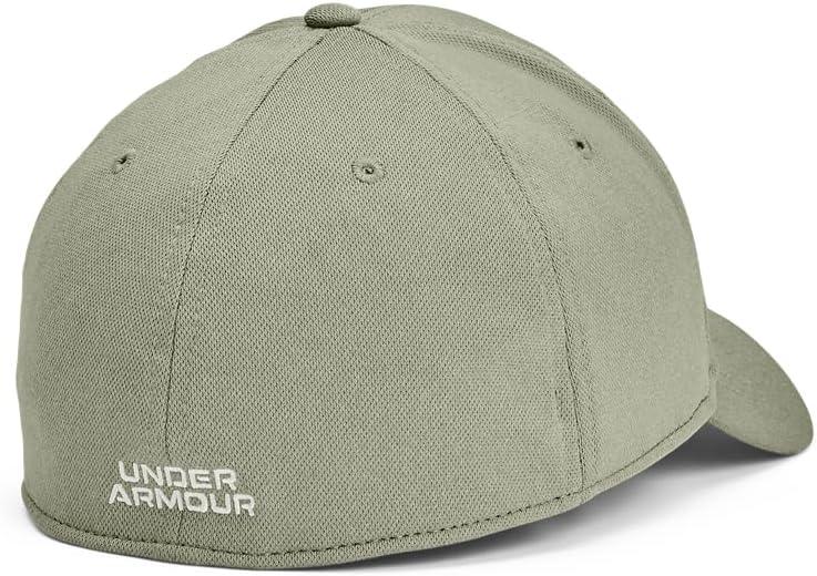 imageUnder Armour Mens Blitzing Cap Stretch Fit504 Grove Green   White Clay