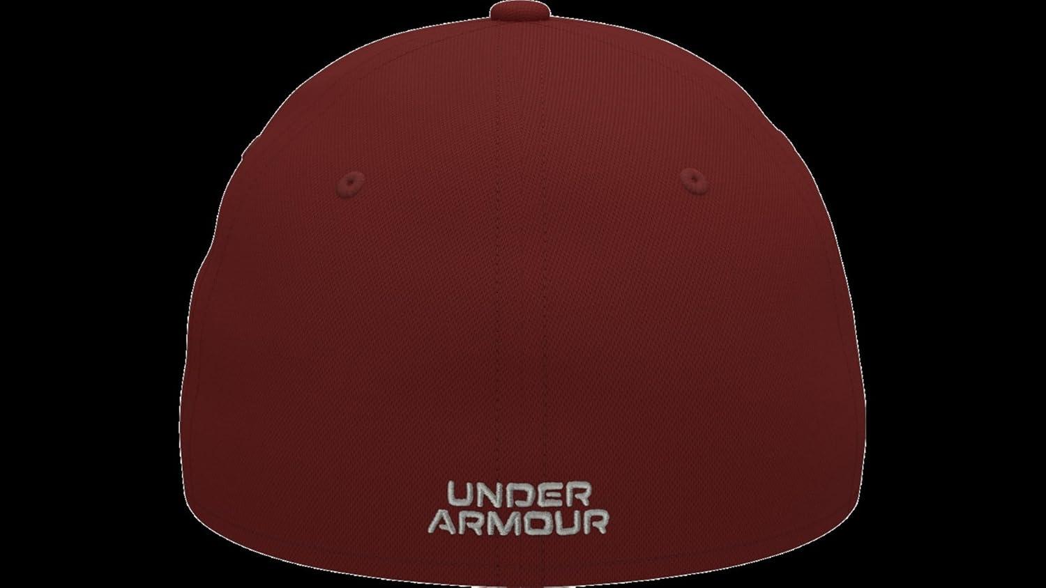 imageUnder Armour Mens Blitzing Cap Stretch Fit840 Earthen Orange   White Clay