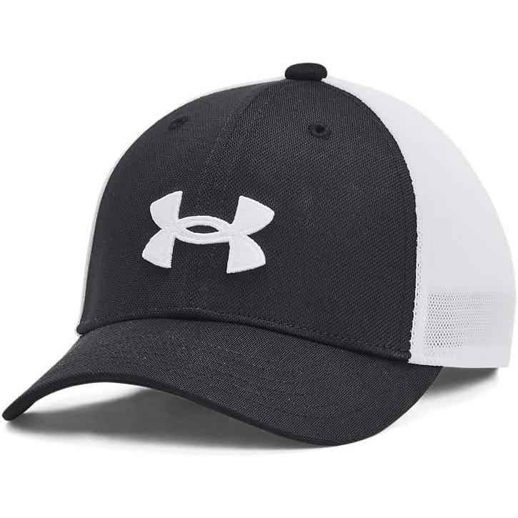 imageUnder Armour Boys Blitzing Trucker Hat001 Black  White  White