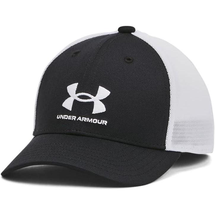 imageUnder Armour Boys Blitzing Trucker Hat002 Black  White  White