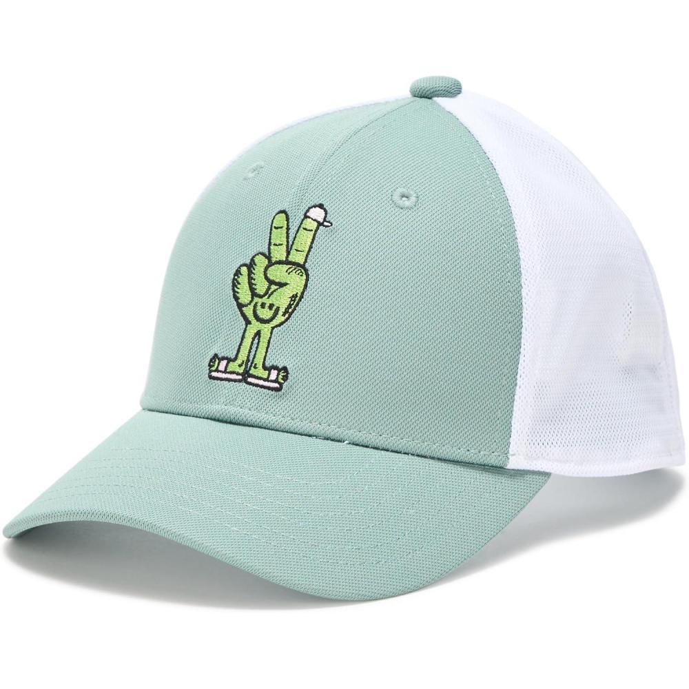 imageUnder Armour Boys Blitzing Trucker Hat348 Silica Green   White