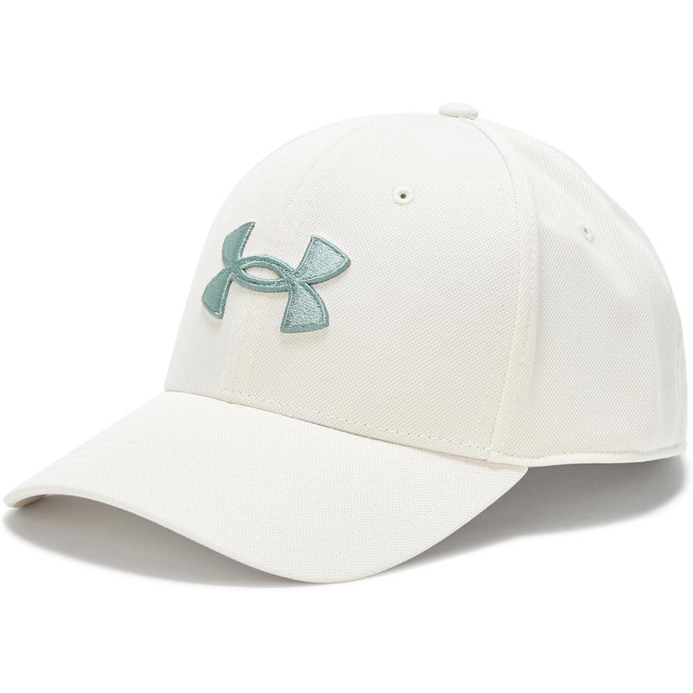 imageUnder Armour Mens Blitzing Cap Stretch Fit279 Stone   Silica Green