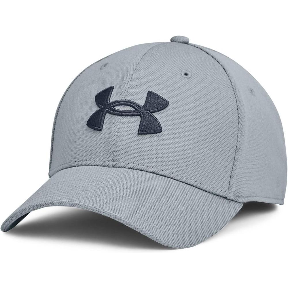 imageUnder Armour Mens Blitzing Cap Stretch Fit465 Harbor Blue   Downpour Gray