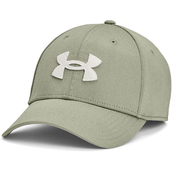 imageUnder Armour Mens Blitzing Cap Stretch Fit504 Grove Green   White Clay