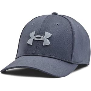 imageUnder Armour Mens Blitzing Cap Stretch Fit044 Downpour Gray   Harbor Blue