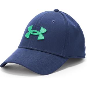 imageUnder Armour Mens Blitzing Cap Stretch Fit412 Midnight Navy   Team Kelly Green