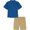 image:imageUnder Armour Boys 2Piece Short Sleeve TShirt and Shorts Set Outdoor Collection Varsity Blue Drift 2T