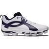 image:imageUnder Armour Boys Leadof Icon Low Rm Jr Baseball Cleats100 WhiteMidnight NavyMidnight Navy
