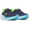 image:imageUnder Armour Boys Pre School Charged Assert 11 Alternate Closure410 Midnight NavyBlue BlurHyper Green
