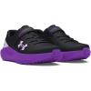 image:imageUnder Armour Kids Pre School Surge 4 Alternate Closure Running Shoes002 BlackLavishSalt Purple