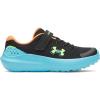 image:imageUnder Armour Kids Pre School Surge 4 Alternate Closure Running Shoes007 BlackBlue BlurHyper Green