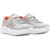image:imageUnder Armour Kids Pre School Surge 4 Alternate Closure Running Shoes102 Distant GrayFlare OrangeMetallic Silver