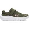 image:imageUnder Armour Kids Pre School Surge 4 Alternate Closure Running Shoes390 Marine Od GreenBlaze OrangeWhite