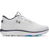 image:imageUnder Armour Mens Drive Fade 2 Spikeless Golf Cleats100 WhiteWhiteMetallic Silver