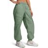 image:imageUnder Armour Womens Unstoppable Woven Sheen Cargo Pants348 Silica Green   Silica Green