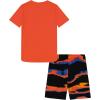 image:imageUnder Armour boys 2piece Rashguard Swim Set Short Sleeve Surf Shirt and Volley Trunks Upf 50 Sun ProtectionPhoenix Fire