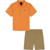 image:imageUnder Armour Boys 2Piece Short Sleeve TShirt and Shorts Set Outdoor Collection Orange Drift Tide 4
