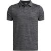 image:imageUnder Armour Boys Matchplay Golf Polo025 Castlerock  Steel  Black