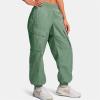 image:imageUnder Armour Womens Unstoppable Woven Sheen Cargo Pants348 Silica Green   Silica Green