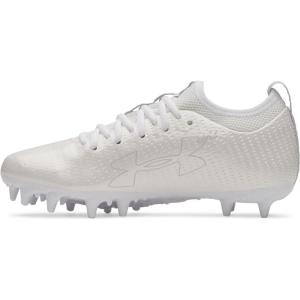image:imageUnder Armour Boys Blur Select Jr Football Cleats100 WhiteWhiteHalo Gray