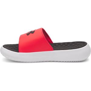 image:imageUnder Armour Boys Ignite Pro 8 Fixed Band Slides713 Racer RedWhiteBlack