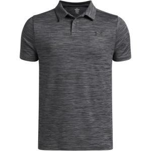 image:imageUnder Armour Boys Matchplay Golf Polo025 Castlerock  Steel  Black