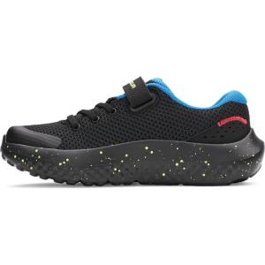 image:imageUnder Armour Kids Pre School Surge 4 Alternate Closure Running Shoes006 BlackHigh Vis YellowWhite