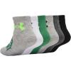 image:imageUnder Armour Girls Quarter SocksBall Icon Grey