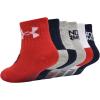 image:imageUnder Armour Girls Quarter SocksFreedom Diamond Red