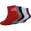 image:imageUnder Armour Girls Quarter SocksRed Multi