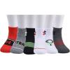 image:imageUnder Armour Girls Quarter SocksRed Multi