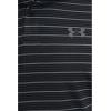 image:imageUnder Armour Mens Matchplay Printed Golf Polo001 Black  Anthracite  Castlerock