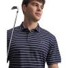 image:imageUnder Armour Mens Matchplay Printed Golf Polo410 Midnight Navy  White  Castlerock