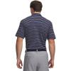 image:imageUnder Armour Mens Matchplay Printed Golf Polo410 Midnight Navy  White  Castlerock